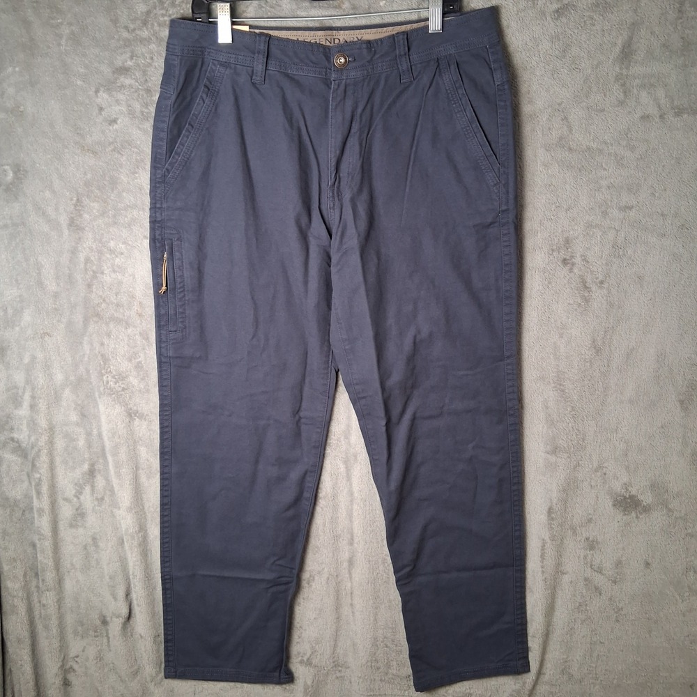 Legendary Outfitters Mens Navy Stretch Canvas Utility Pants 34x30 NWT